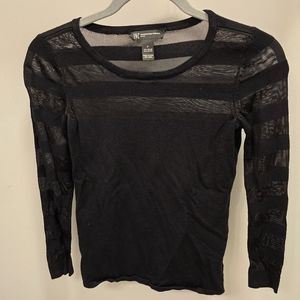 INC Petite Black Long Sleeve